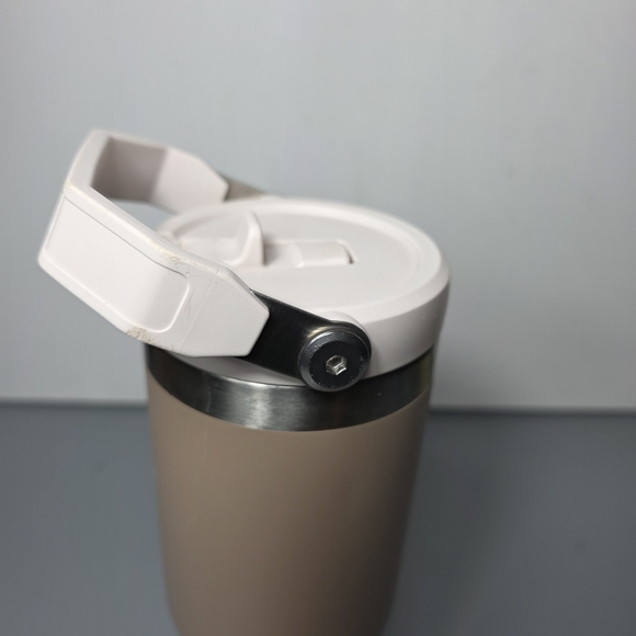 Stanley 30oz IceFlow Flip Straw Insulated Stainless Steel Tumbler Almond Rose - Picture 12 of 13